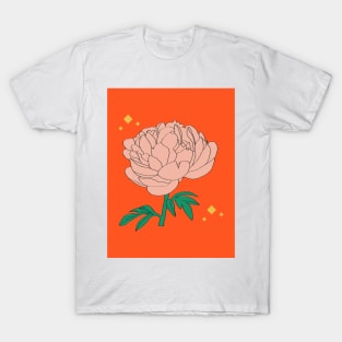 Peony Flower T-Shirt